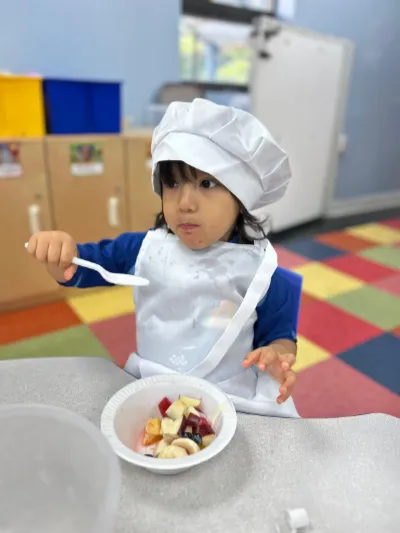 Child at Little Heaven Daycare